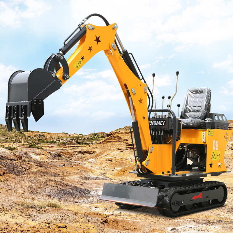 ZHONGMEI Minibagger Crawler 1.2 Ton Mini excavadora Escavator Pelle Digger Mini Excavator
