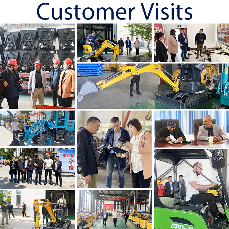 ZHONGMEI Minibagger Crawler 1.2 Ton Mini excavadora Escavator Pelle Digger Mini Excavator