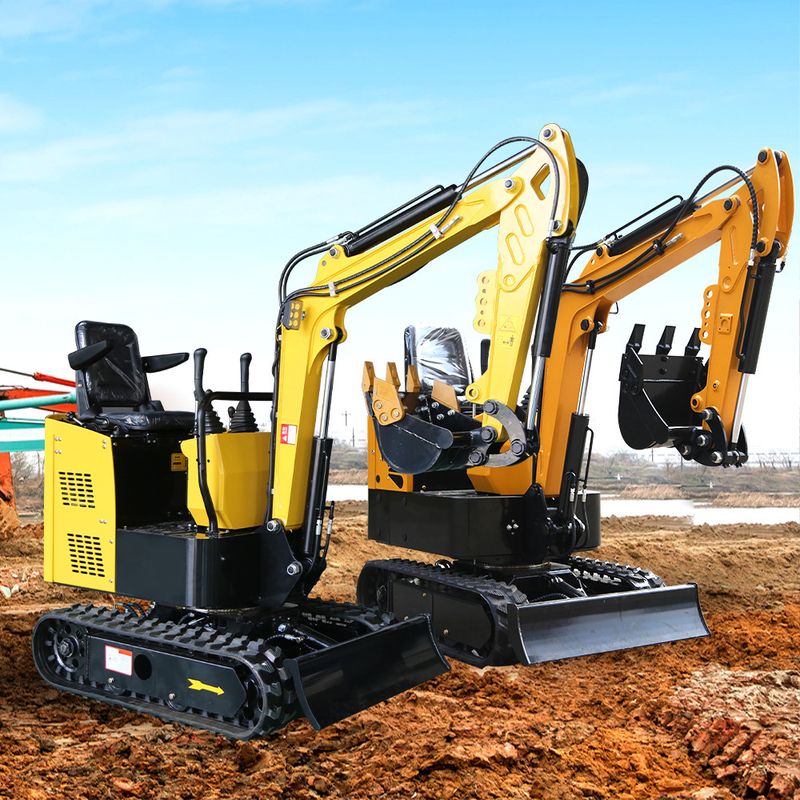 Rubber Track Excavator Micro Bagger 1 1.8 2 3 Ton Electric Mini Excavator