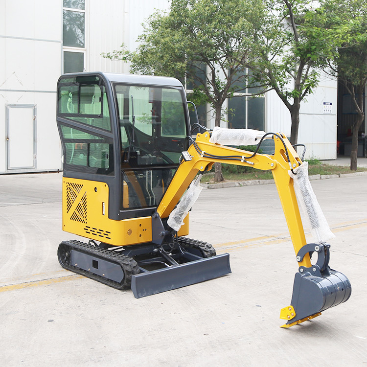 Farmland 1.5t Mini Digger Digging Equipment Garden Crawler Mounted Hydraulic Small Excavator