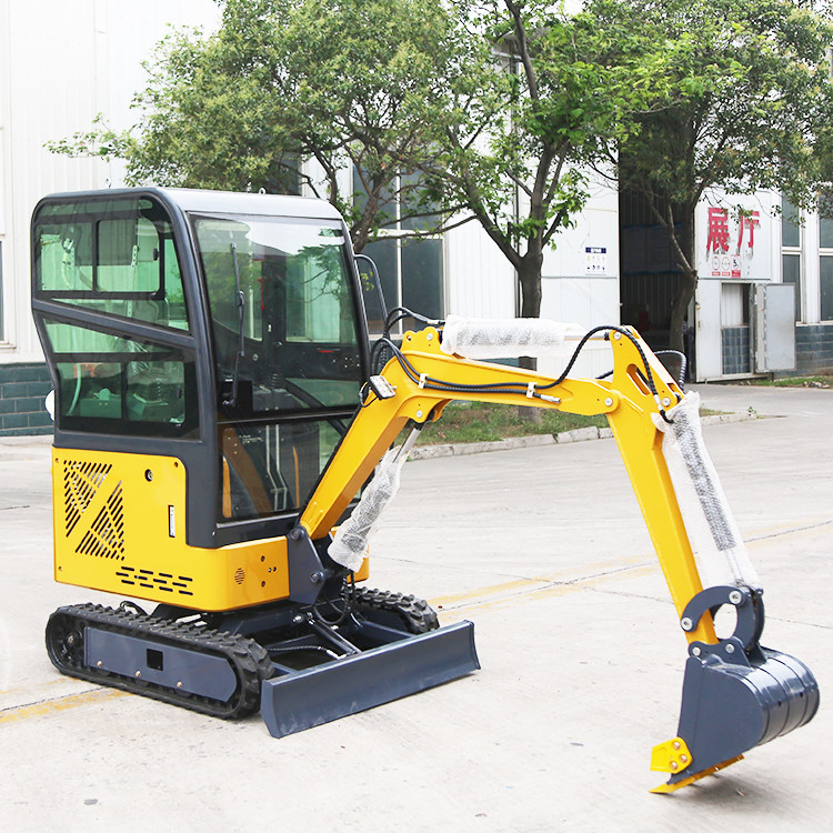 Farmland 1.5t Mini Digger Digging Equipment Garden Crawler Mounted Hydraulic Small Excavator