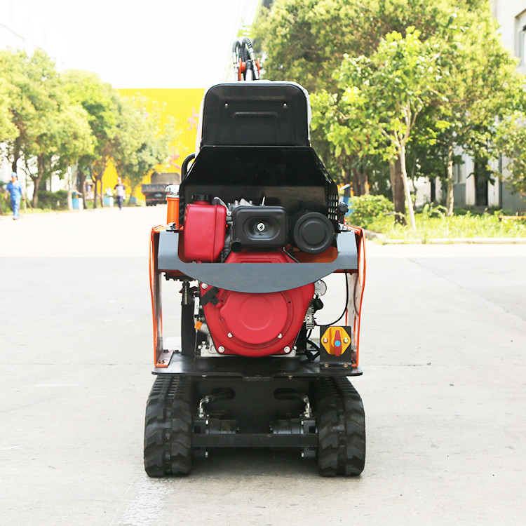 High Fuel Efficiency 0.8 T Crawler Mounted Hydraulic Excavator Mini Garden Digger